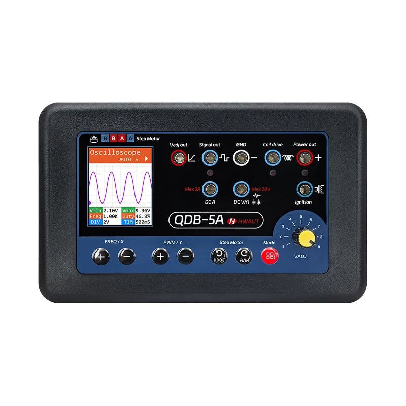QDB4A QDB-5A Car Sensor Tester Oscilloscope PWM Drive Multimeter Ignition Injector Simulator Step Motor Driver Diagnostic Tool