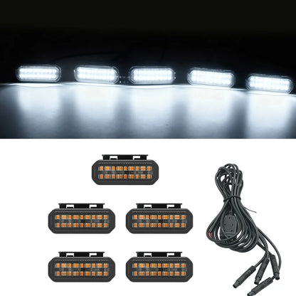 FOR FORD RANGER LED Car Lights Front Grille LED Light Safety Warning Light Harness Car Accessories LED Signal Lamps