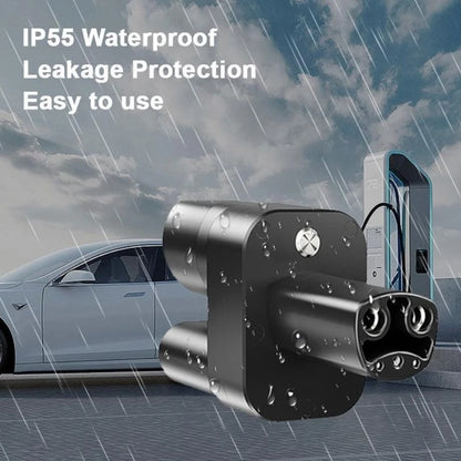 Lightweight CCS2 Converter Portable CCS2 Charging Converter Efficient CCS2 Adapter Plastic Simple Installation for Auto D7YA