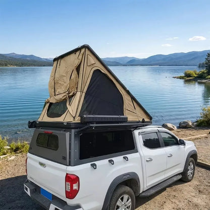 Customized Spacious Rooftop Tent with Large Awning Quick Pop Up Tents for Tent Camping Heavy Duty Camper Trailers Roof Top Tent