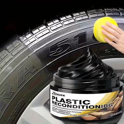 Tire Shine Spray - Quick & Even Application, Long-Lasting Black Shine, Anti-Aging & Waterproof for All Vehicle Tires