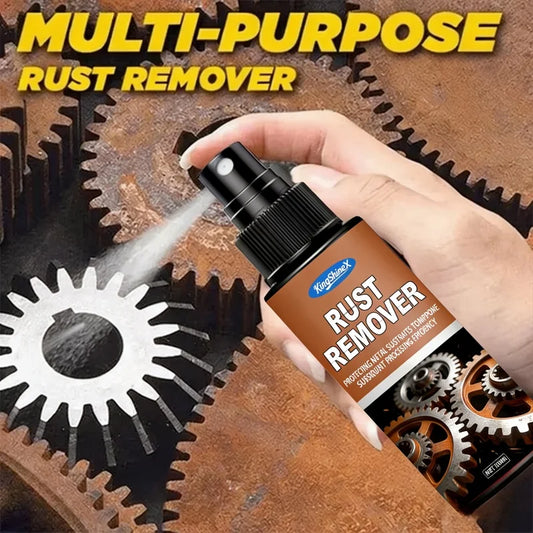 Heavy-Duty Metal Rust Remover Lubricant Spray - Multi-Purpose Brake & Chain Degreaser, Friction-Reducing Formula with Corrosion
