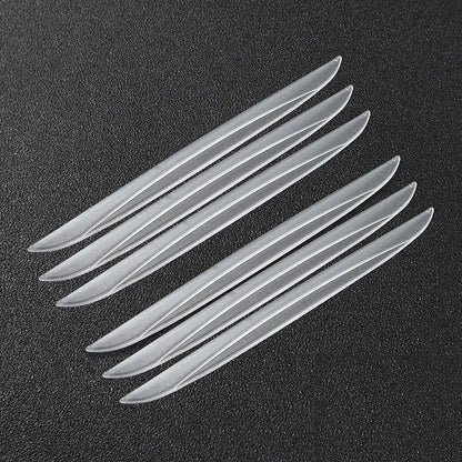 4/6PCS Set Universal Scrape Guard Bumper Guards Car Door Edge Protector Rearview Mirror Protection Sticker Protective Strip
