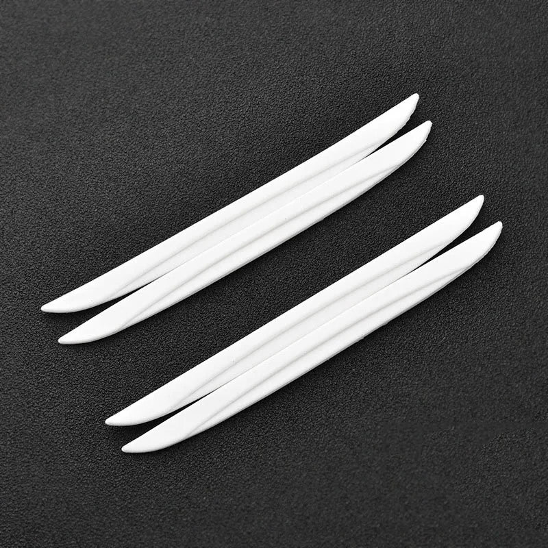 4/6PCS Set Universal Scrape Guard Bumper Guards Car Door Edge Protector Rearview Mirror Protection Sticker Protective Strip