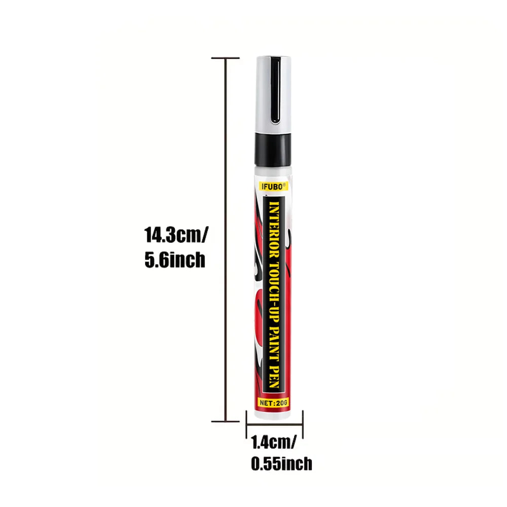 IFUBO 20G Black Car Paint Repair Pen Universal Car Interior Scratch Remover for Car Seat Body Wheel Instant Touch Up