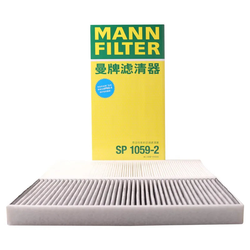 For VW ID4 ID6 ID3X ID4X ID6X ID 4 MANN FILTER SP1059-2=CUK36005 + CU36005 Cabin Filter 2pieces Volkswagen 1ED819644 1ED819653