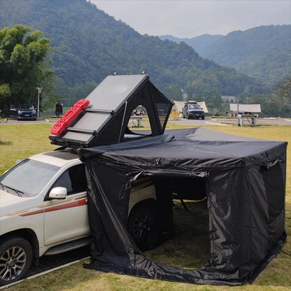 4x4x0cm Hard Roof Top , Waterproof Aluminum Rooftop Tent Outdoor Camping