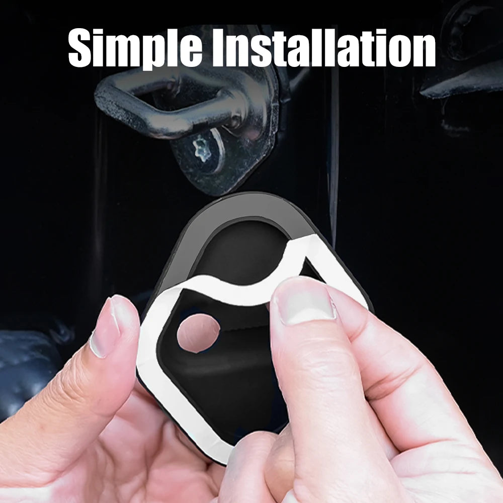 2/4PCS Silicone Car Door Lock Cover Door Stopper Protector For Audi SLINE A4 B8 B6 B9 B7 A3 8P 8V 8L A6 C7 C6 C5 Q5 A5 Q7 A1 Q3