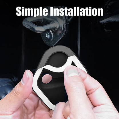 2/4PCS Silicone Car Door Lock Cover Door Stopper Protector For Audi SLINE A4 B8 B6 B9 B7 A3 8P 8V 8L A6 C7 C6 C5 Q5 A5 Q7 A1 Q3
