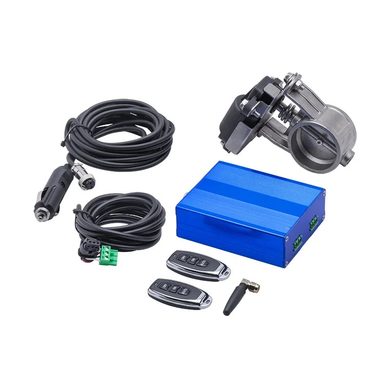 Universal 2.0&2.36&2.5&2.75&3.0inch size exhaust cutout valve electric valve control with remote control