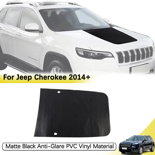 Car Engine Hood Decoration Sticker Cover for Jeep Cherokee 2014-2026 Bonnet Decor Vinyl Decal Auto Tuning Styling Accessories