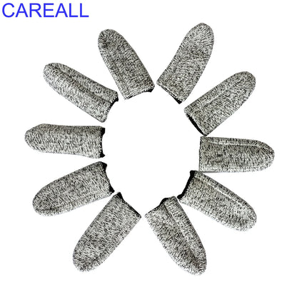 CAREALL 10pcs Anti-cut Finger Anti-static Sleeve Vinyl Film Car Wrap Window Tint Sticker Decals Cutting Finger Protector Gloves