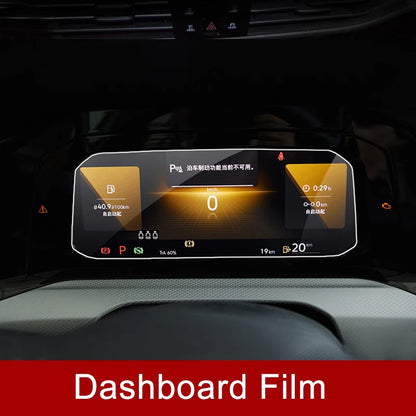 For Volkswagen VW Golf 8 MK8 2020 2021 2022 2023 GTI R R-line Tempered Glass Car Navigation Screen Protector Film Accessories