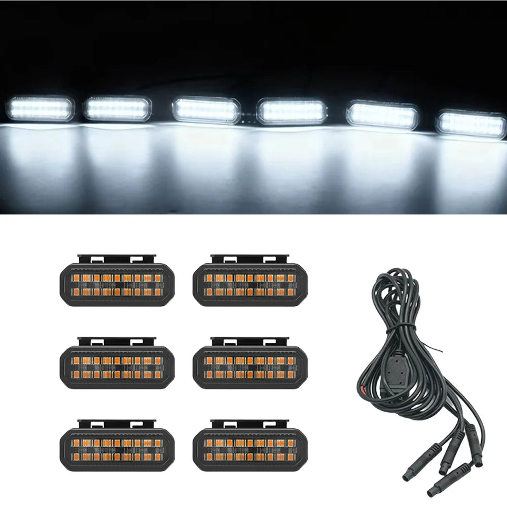 FOR FORD RANGER LED Car Lights Front Grille LED Light Safety Warning Light Harness Car Accessories LED Signal Lamps