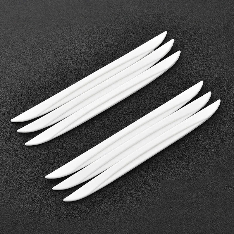 4/6PCS Set Universal Scrape Guard Bumper Guards Car Door Edge Protector Rearview Mirror Protection Sticker Protective Strip