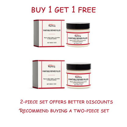 Rayhong 60ml Leather Filling Paste for Car Seat Scratch Repair, Sofa Leather Damage Refurbishment Repair Paste