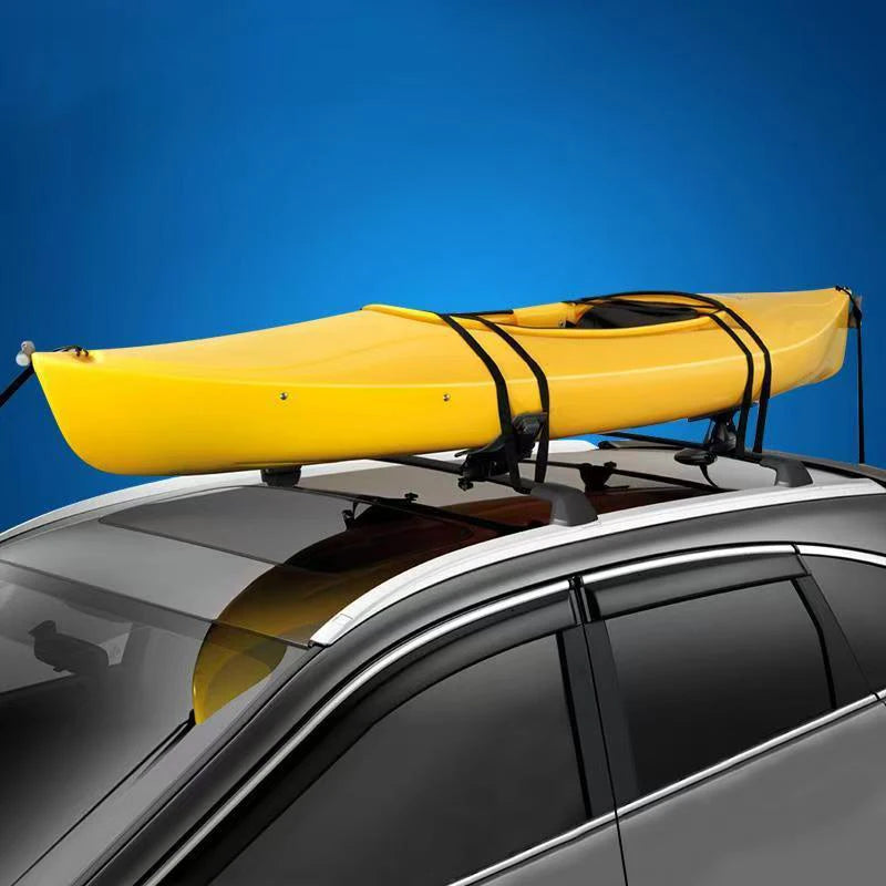 Car Roof Kayak Carrier Saddle Watercraft Roof Rack Arm Canoe Boat Carrier - Top-Mount Kayak Rack for Vehicle