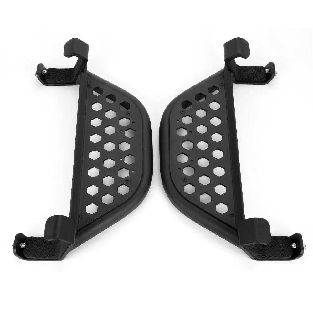 RASTP-2Pcs Car Side Steps Non-Slip Auto Front Rear Door Steps for Ford Bronco 21-23+ w/rockrails 2/4-Door Models TBS012