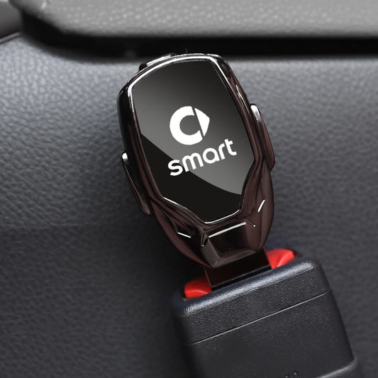 Car Seat Belt Metal Jewelry Seat Belt Accessory Extender for Smart 451 brabus Smart 453 fortwo forfour car Accessories