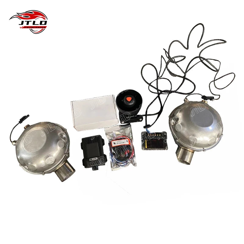 JTLD With High Pitch Exhaust Electronic Active Exhaust Drums Booster Speakers Sound With Remote Control Smartphone Controller
