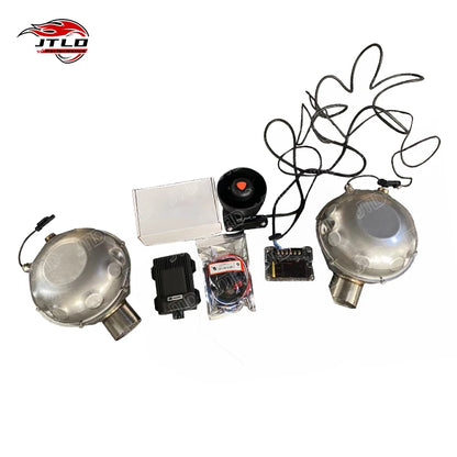 JTLD With High Pitch Exhaust Electronic Active Exhaust Drums Booster Speakers Sound With Remote Control Smartphone Controller