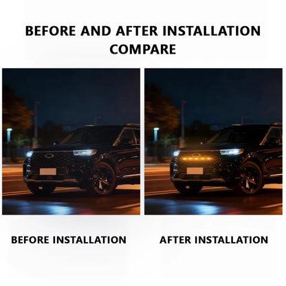 FOR FORD RANGER LED Car Lights Front Grille LED Light Safety Warning Light Harness Car Accessories LED Signal Lamps