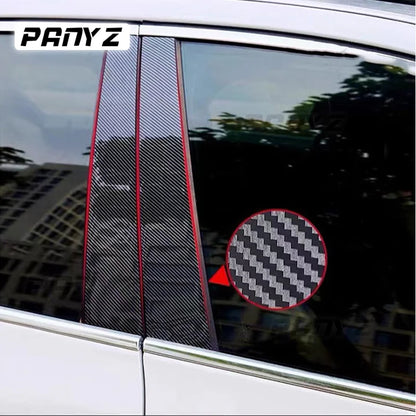10Pcs Car Pillar Posts Door Window Trim Decal Cover for Mazda 3 Axela 2014 2015 2016 2017 2018 Exterior Parts BC Column Sticker