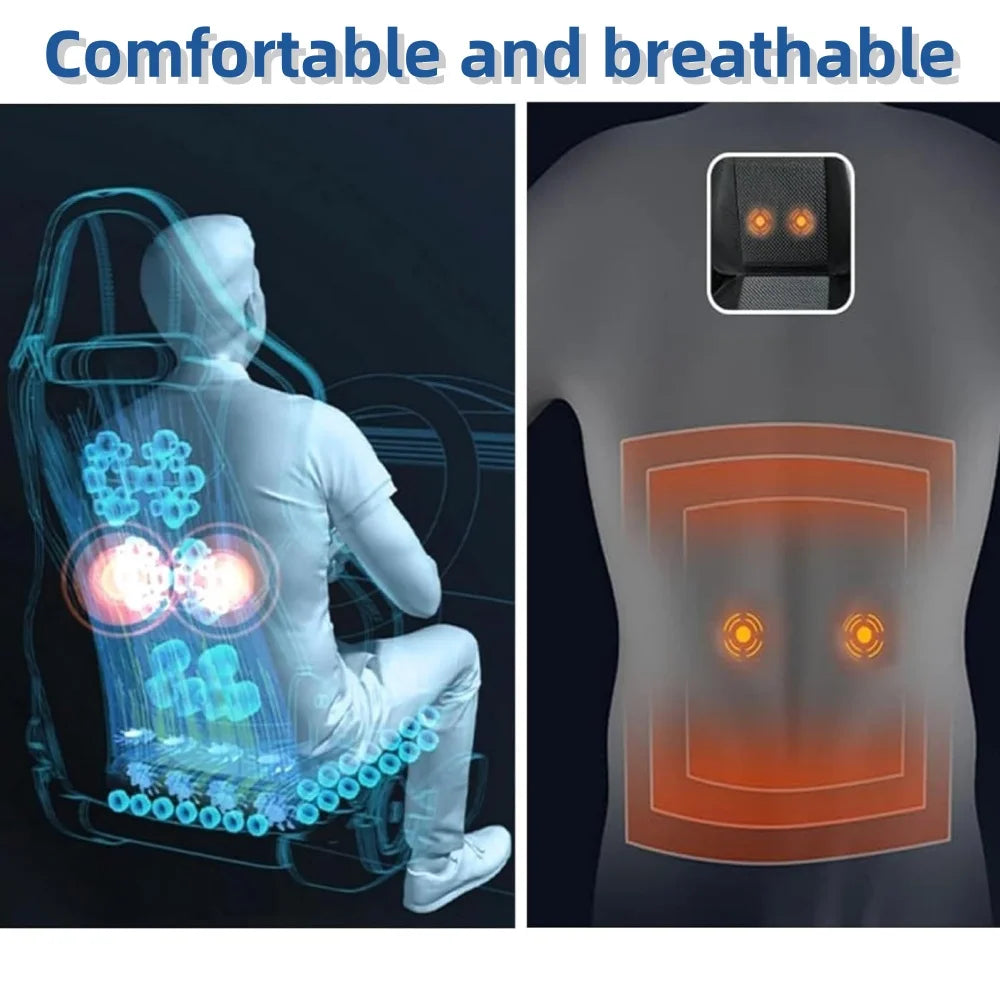 For Model Y 2017-2024 & Model 3 2017-2023 Cooling Car Seat Cushion, Front Seat Cover Summer Hair Dryer Cooling Accessories