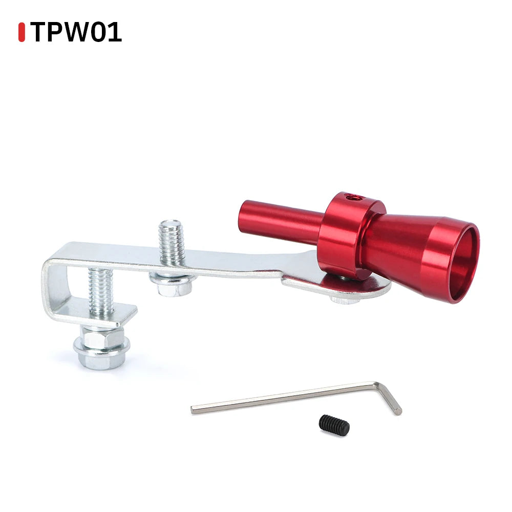 S/M/L/XL Vehicle Refit Device Exhaust Pipe Turbo Sound Whistle Car Turbmuffler Universal Sound Simulator Car Turbo Sound Whistle