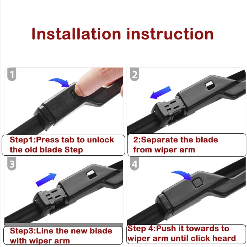 Car Wiper Front & Rear Wiper Blades Set For VW Golf MK 7 2012-2020 2019 2018 2017 2016 Windshield Windscreen 26"18"11"