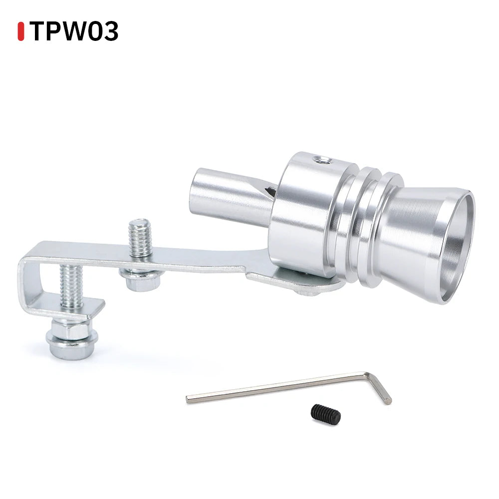 S/M/L/XL Vehicle Refit Device Exhaust Pipe Turbo Sound Whistle Car Turbmuffler Universal Sound Simulator Car Turbo Sound Whistle