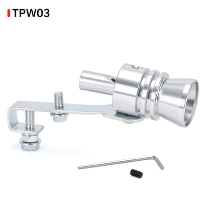 S/M/L/XL Vehicle Refit Device Exhaust Pipe Turbo Sound Whistle Car Turbmuffler Universal Sound Simulator Car Turbo Sound Whistle