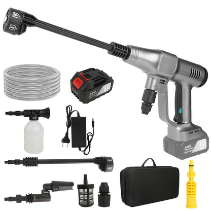 Brushless High Pressure Washer Gun 200Bar 6 in 1 Car Washing Water Spray Attachment For Makita 21V Battery Garden Hose