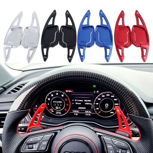 Aluminum Steering Wheel Paddle Shifter Extension For Audi 2019+ A1 A6(C8) A7 A8 S6 S7,2020+ A4/S4 (B9) S8 S4,2021+A3(Type 8Y)
