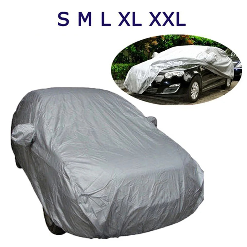 Universal Full Car Cover Indoor Outdoor Sunscreen Heat Sun UV Protection Dustproof Anti-UV Scratch-Resistant Sedan Car Styling