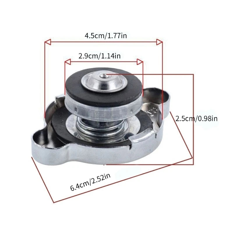 1.6 Bar Reserve Coolant Radiator Expansion Caps Aluminium for Motorcyle