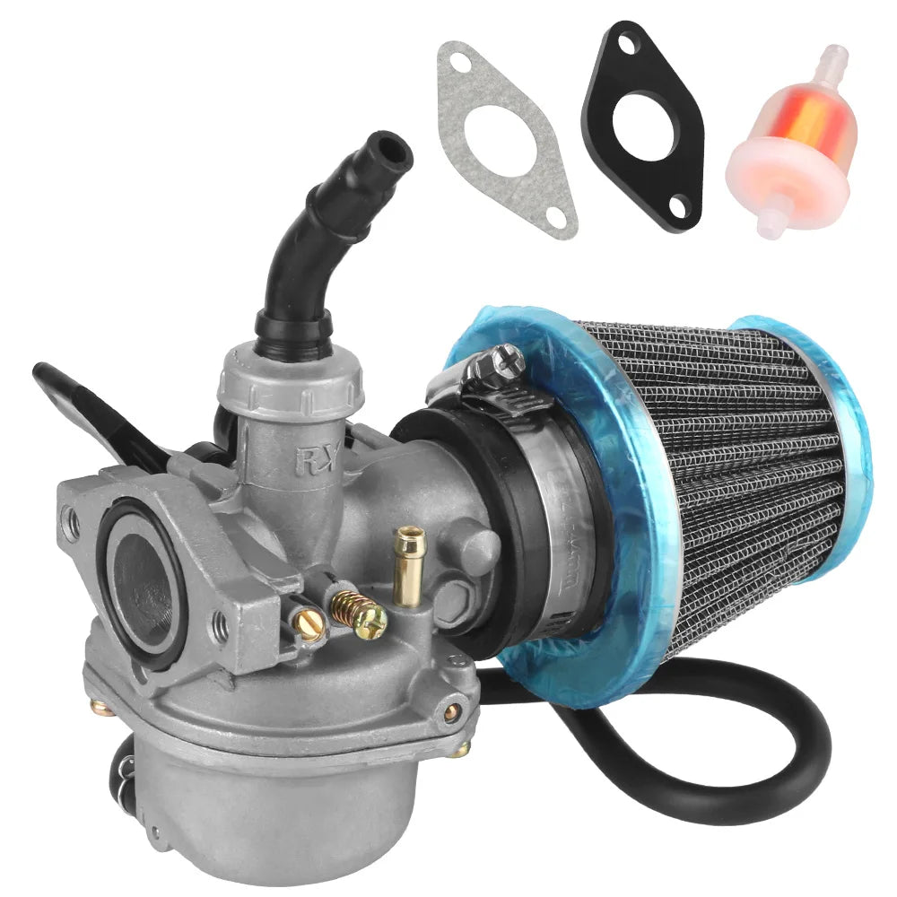 For 50cc 70cc 80cc 90cc 110cc 125cc ATV Dirt Pit Bike with 35mm Air Filter 19mm Carb PZ19 Carburetor Universal Fuel Filter