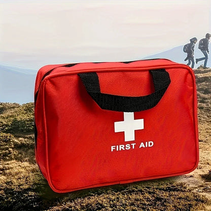 59/186/245PCS Deluxe First Aid Kit With Portable Bag - Ideal For Hunting, Hiking & Camping Emergencies，Outdoor First Aid Kit