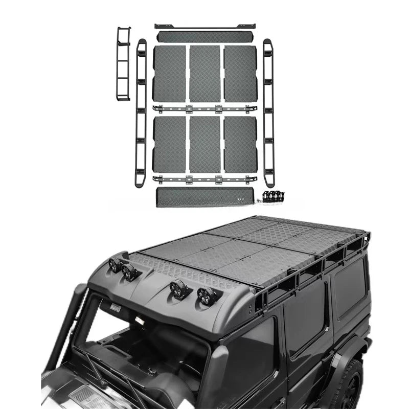 High Quality Stainless Steel Off Road Roof Rack With Rear Ladder For G Class W463 G350 G500 G55 G63