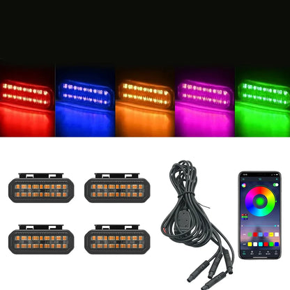 FOR FORD RANGER LED Car Lights Front Grille LED Light Safety Warning Light Harness Car Accessories LED Signal Lamps