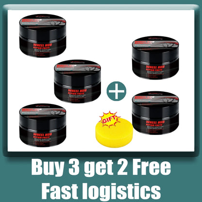 Car Wheel Rim Scratch Refurbishment Paste, Tire Rim Scratch Paint Repair Paste - Black And White Silver Aluminum Alloy Rim