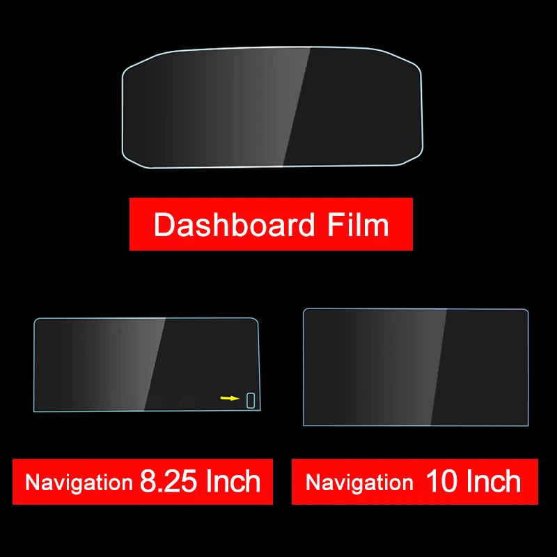 For Volkswagen VW Golf 8 MK8 2020 2021 2022 2023 GTI R R-line Tempered Glass Car Navigation Screen Protector Film Accessories