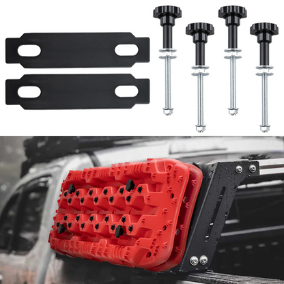 4X Traction Board KIT, Easy-To-Install Recovery Board Mount, Safety Traction Board Mount, Universal