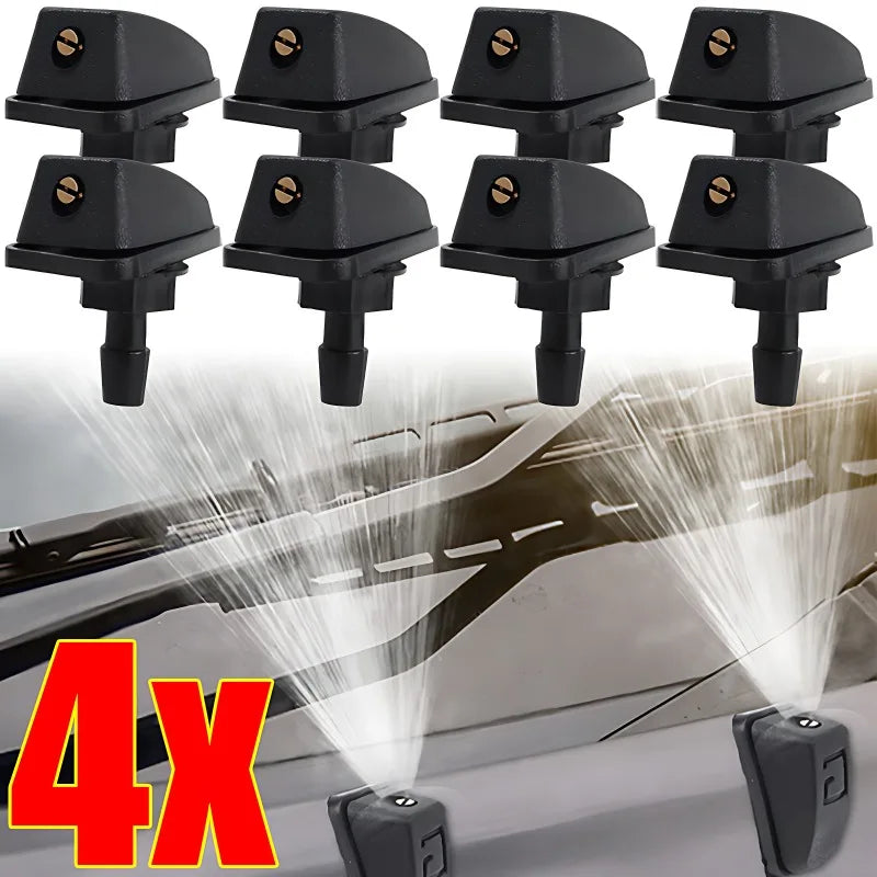 Car Front Wiper Nozzle Universal Automotive Front Windshield Wiper Arm Washer Car Water Spraying Head Replacement Accessories