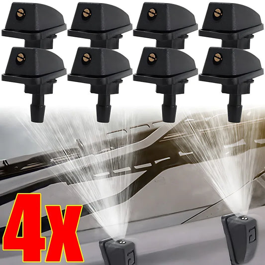 Car Front Wiper Nozzle Universal Automotive Front Windshield Wiper Arm Washer Car Water Spraying Head Replacement Accessories