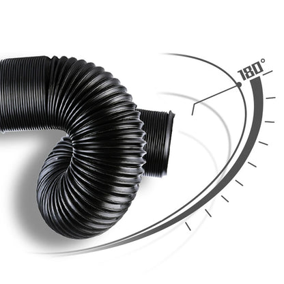63mm 76mm Car Cold Air Intake Tube 2.5inch 3inch Black Universal Flexible Air Inlet Pipe System Automobile Air Intake Hose