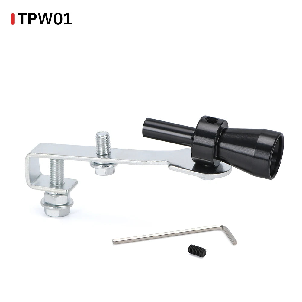 S/M/L/XL Vehicle Refit Device Exhaust Pipe Turbo Sound Whistle Car Turbmuffler Universal Sound Simulator Car Turbo Sound Whistle