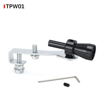 S/M/L/XL Vehicle Refit Device Exhaust Pipe Turbo Sound Whistle Car Turbmuffler Universal Sound Simulator Car Turbo Sound Whistle