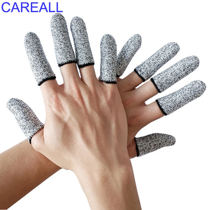 CAREALL 10pcs Anti-cut Finger Anti-static Sleeve Vinyl Film Car Wrap Window Tint Sticker Decals Cutting Finger Protector Gloves