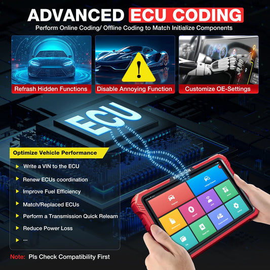【 2 Year Free Update】KINGBOLEN K10 PRO ELITE OBD2 Scanner ECU Coding 40+ Service CANFD FCA All System Diagnostic Tool Active T